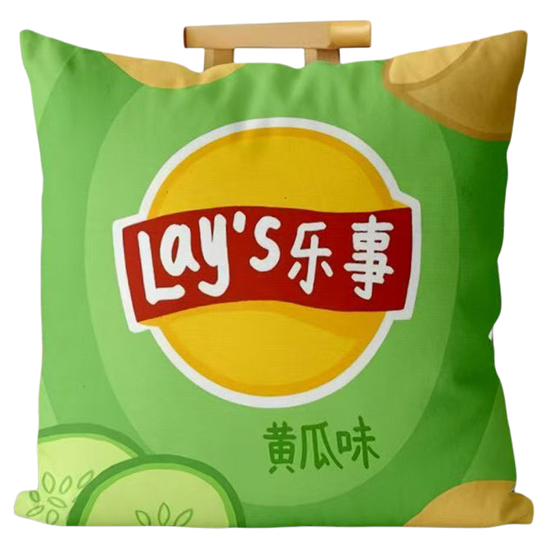 乐事薯片卡通抱枕生日礼物抱枕