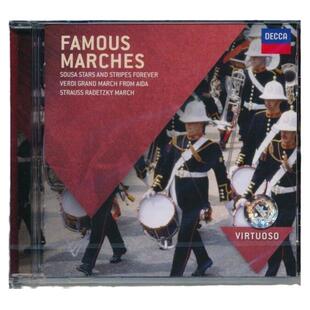 原装进口 DECCA知名进行曲合辑 Famous Marches 欧版 CD唱片