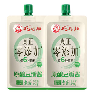 巧媳妇零添加豆瓣酱450g老酱黄豆酱东北大酱家用蘸酱调味国货蒜蓉