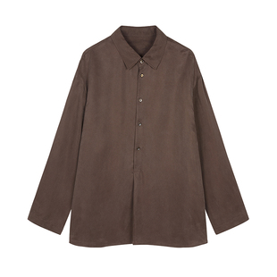 [商场同款]速写男装2025秋季新品长袖衬衫宽松铜氨滑爽9P7211860