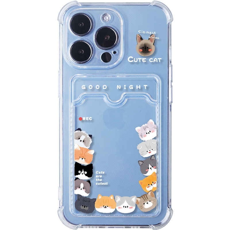 三川志iphone16promax苹果15拍立得手机壳14plus卡包13mini定制情侣款可放照片的插卡保护套放卡12卡槽11猫咪