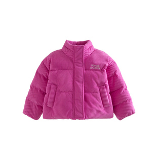 ILOVEJ韩国童装冬新女童灯芯绒棉服外套儿童保暖防寒夹克/JXWOU11