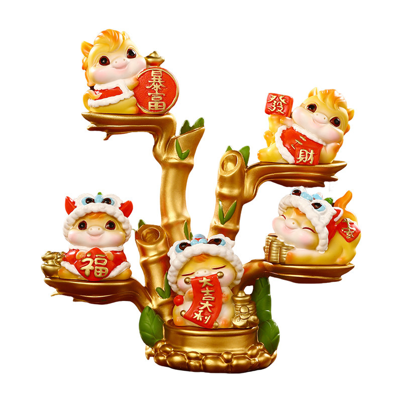 马年生肖吉祥物小马摆件