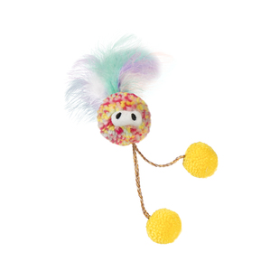 PETSVILLE派思维逗猫棒毛线球团猫咪玩具拨动抓咬多线团猫玩具自