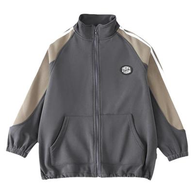 蘑菇兔胖男童加绒卫衣外套薄绒款