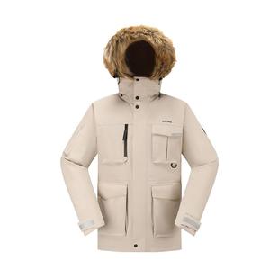 迪卡侬鹅绒羽绒服SH900大衣男女户外防水保暖外套工装派克服ODT3