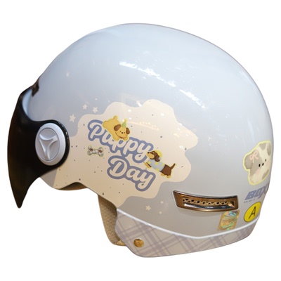 摩托电动车头盔夏季3c认证双镜片