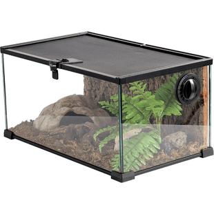 Reptizoo瑞皮爬宠角蛙饲养箱蜥蜴蜘蛛乌龟守宫爬虫玻璃缸雨林缸蛇