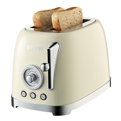 gorenje古洛尼复古多士炉家用小型吐司机隔热防烫三明治早餐机