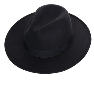 秋冬季呢子帽韩版上海滩复古黑色毛呢帽子男女中老年人帽新郎礼帽