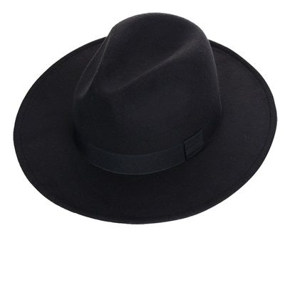 上海滩复古风黑色礼帽新郎呢子帽