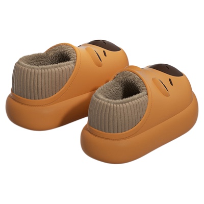 萌趣巴拉棉拖鞋”三防“软底加绒