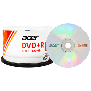 宏碁DVD刻录光盘空白CD光盘蓝光25G大容量4.7G储存可擦写700M光盘