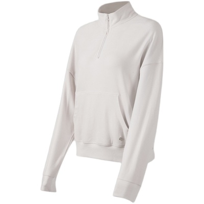 jsc拉链立领加厚磨毛女运动卫衣