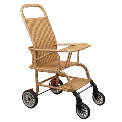 藤编婴儿推车夏季婴儿仿藤推车竹编轻便小推车儿童竹藤儿童手推车