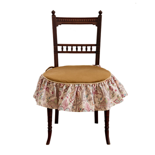 蜡笔派洛拉椅垫法式田园轻奢高级感透气坐垫防滑保暖四季通用垫