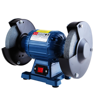 东成砂轮机S1E-FF-125/150/200/250台式沙轮机工业级立式磨石机