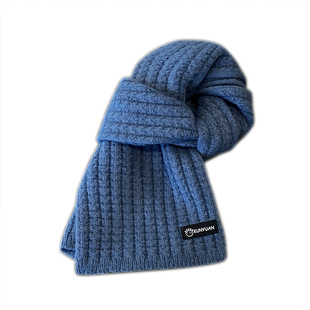 2025新款儿童围巾冬季男童女童针织毛线围脖冬天男宝韩版宝宝冬男