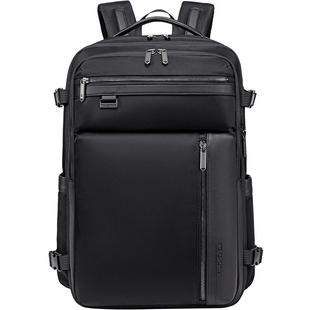 北极猎人双肩包男士商务大容量出差旅行包电脑包防泼水可扩容背包