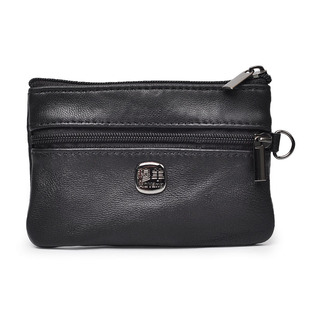 羊皮零钱钥匙包 真皮证件包 小清新迷你男女包随身身份证公交卡包