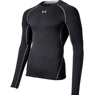 安德玛长袖男子速干健身跑步压缩运动紧身衣T恤1257471/1361524