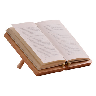 实木书籍书本陈列展示架桌面书桌可移动阅读架图书馆书架简易立架