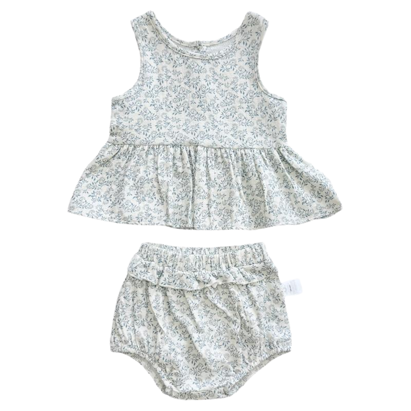 RC童装婴幼童碎花套装春夏款