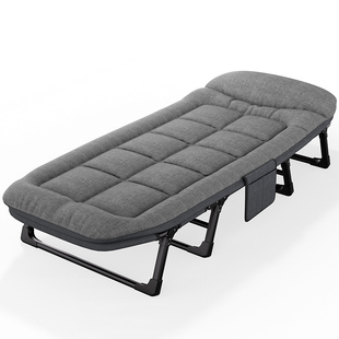 艾臣午休折叠床办公室单人躺椅神器简易便携医院陪护床行军午睡床