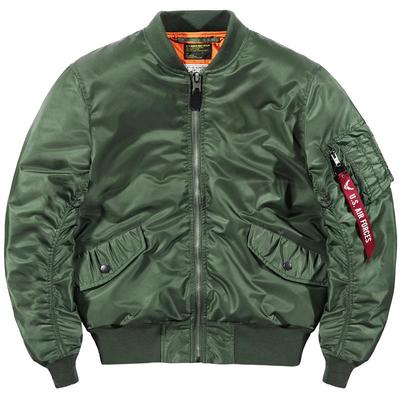 MA-1飞行员棒球领羽绒服