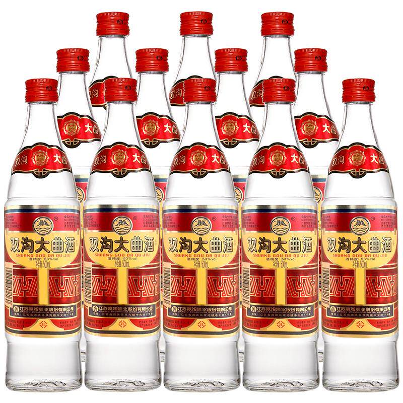 双沟500mlx12瓶装浓香型高度名酒