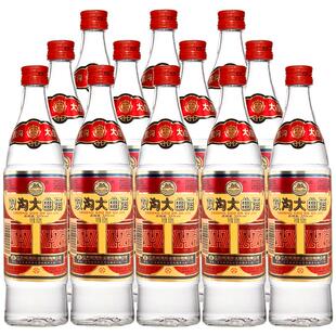 【酒厂直营】双沟大曲优异53度500mL*12瓶高度光瓶酒口粮酒