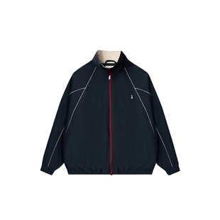 roaringwild a arch 咆哮野兽 撞色结构线立领外套男美式宽松夹克