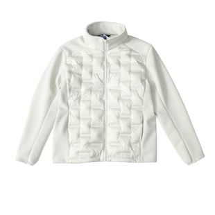 人气王！科技轻量化 90鸭绒！保暖不臃肿 男女针织拼接立领羽绒服