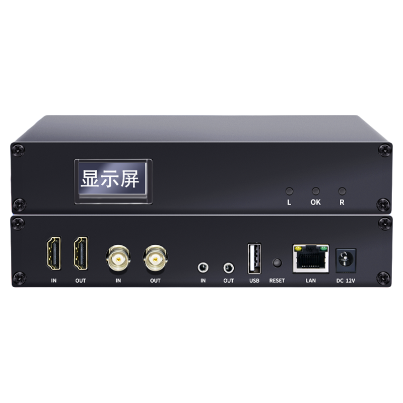 SDI/HDMI网络视频编码器H.265编码 局域网UDP/互联网RTMP腾讯云webRTC 电脑转存器 IPTV监控海康大华NVR储存