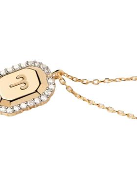 十二星座礼物简约纯银镶嵌锆石女