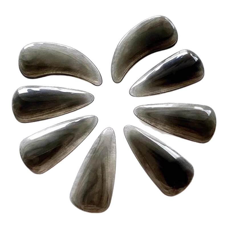 天然生料古筝指甲单面弧款儿童