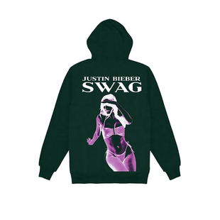 【比伯官方周边】Skylrk Justin Bieber SWAG连帽卫衣 比伯科切拉