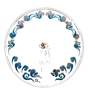 良造坊光相 演出敦煌飞天古风汉服束发拍照观音发光盘佛像背光