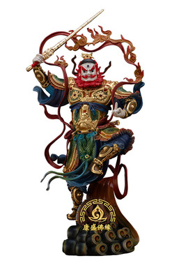 王灵官鎏金招财供奉神像摆件