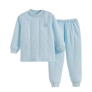 儿童南极棉纯棉内衣套装婴儿加厚夹棉秋冬男女童秋衣秋裤宝宝保暖