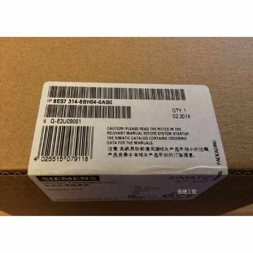 议价6ES7314-6BH04-0AB0西门子S7-300CPU314C-2PTP带MPI的紧凑型C