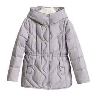 中年妈妈冬装高端洋气羽绒服2025新款中老年女装时尚收腰加厚外套