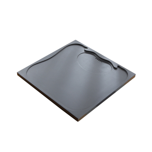 天然乌金石茶盘单盘方形一体整块石板家用功夫客厅茶台石头茶托盘