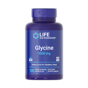 【自营】沿寿甘氨酸glycine胶囊1000mg睡眠情绪管理官方正品100粒