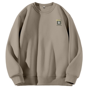 班尼路S&K系列美式复古卫衣男秋季新款简约字母上衣男士宽松外套A