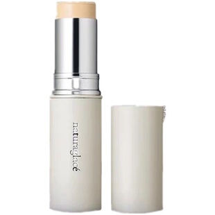 日本naturaglace补湿遮瑕粉底棒12g孕妇彩妆遮盖斑点痘印修容正品