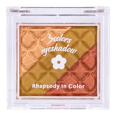 眼影珠光修饰眼部橘朵多色