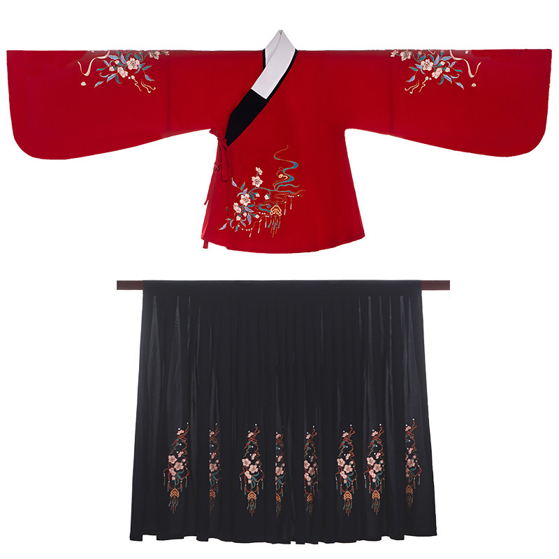 司花令花悦铃原创汉服女明制交领琵琶袖齐腰袄裙国风现货