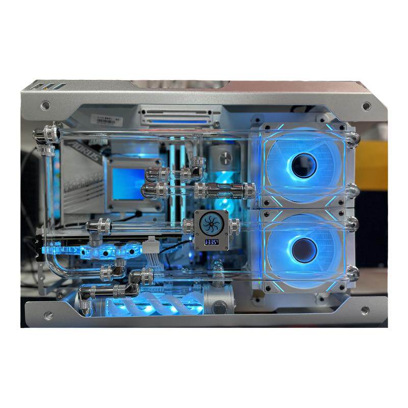 炽果ZC01M 机箱钢化全侧透水冷机箱 开放式游戏个性化分体式水冷