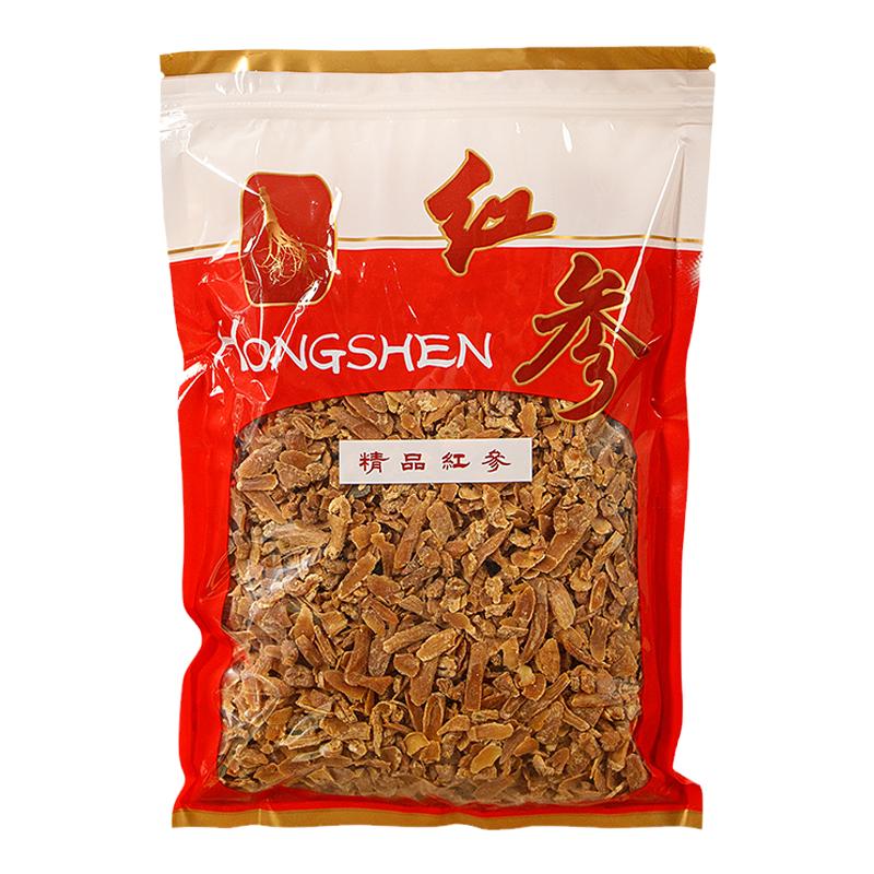 长白山无糖小红参片500克批发
